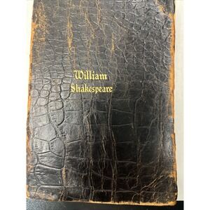 1925 The Complete Works of William Shakespeare 37 Volumes in One, Leather Gilt